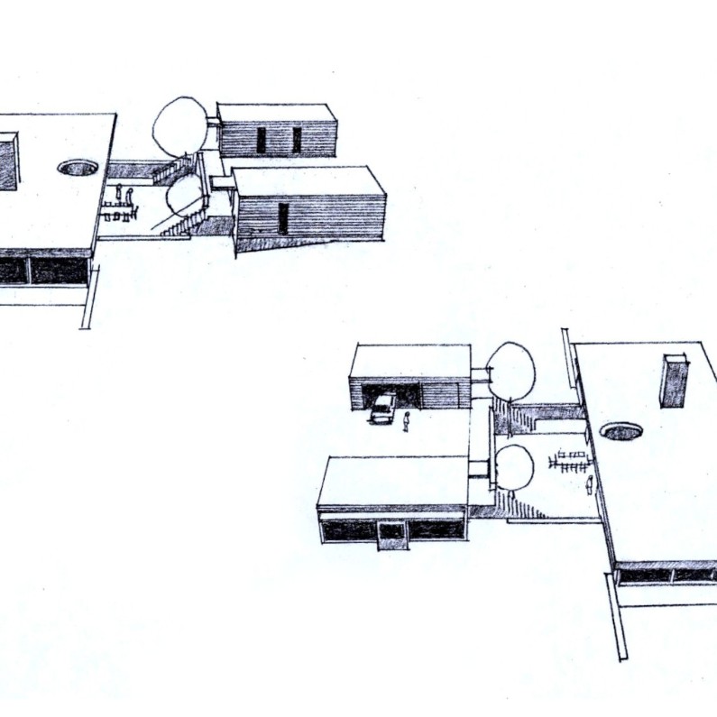 Central Otago House Sketch by Michael Wyatt v4